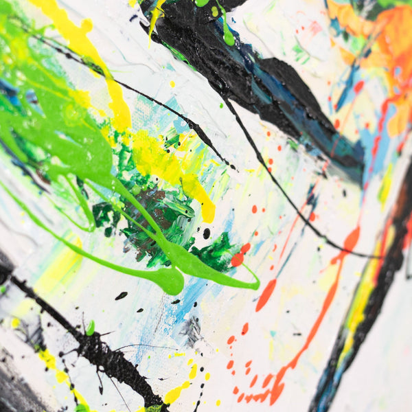 abstrakte acrylmalerei