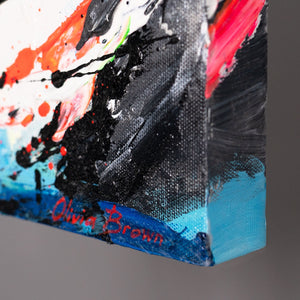 wandbilder abstrakte acrylmalerei