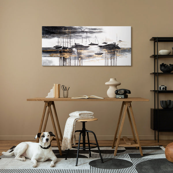 wanddeko, bilder wohnzimmer, acrylbilder gold