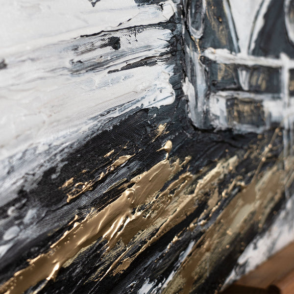 kunst auf leinwand, acrylbilder abstrakt, bilder mit gold akzenten