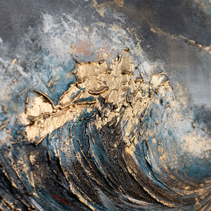 bilder mit gold akzenten, bilder leinwand, acrylbilder abstrakt