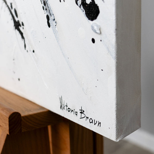 acrylfarben bilder, abstrakt malen, wandbilder modern wohnzimmer