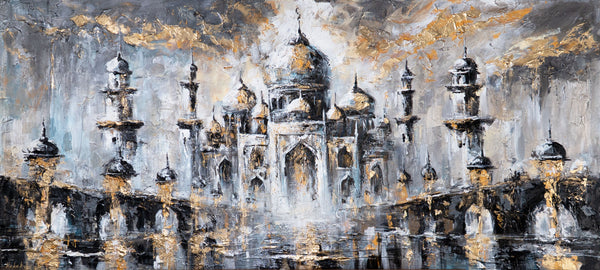 Künstlerische Acrylmalerei Struktur Deko