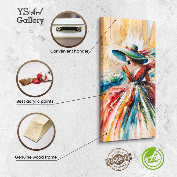 bilddetails material, leinwand rahmen info