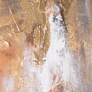 Strukturierte Oberfläche mit Naturtönen – Nahaufnahme Acryl