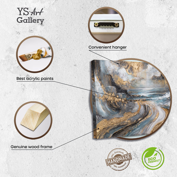 Leinwandbild mit Holzrahmen – hochwertige Acrylmalerei