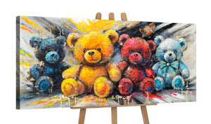 Leinwandbild auf Staffelei – Acrylbild für Kinderzimmer Dekor