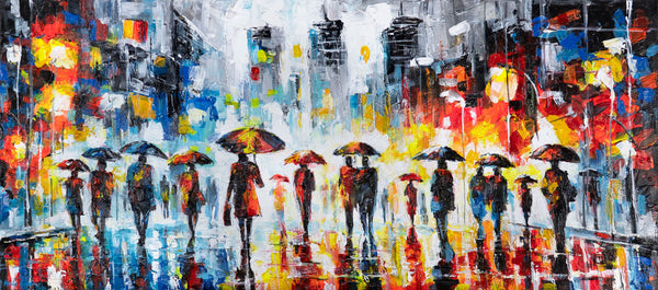 Künstlerische Acrylmalerei Struktur Deko