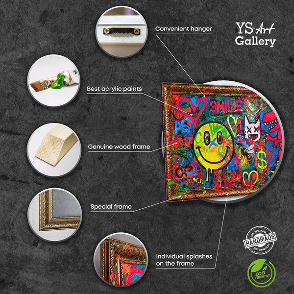 Handgemalte Acrylkunst Made in Germany