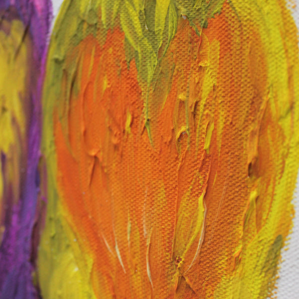 Acrylbilder handgemalt "Lustige Vögel"