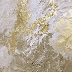 Detailaufnahme goldene Farbtextur
