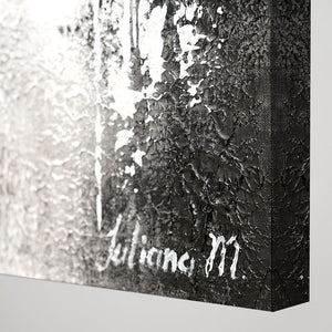 Abstrakt malen Acryl "Courage Wandkunst