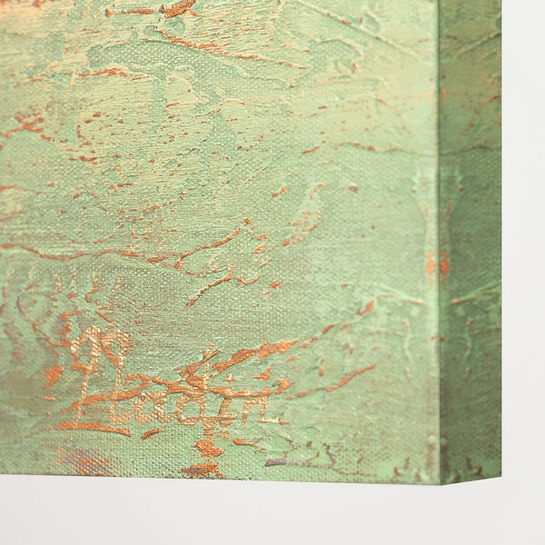 Abstraktes Gemälde für "Ruhe vorm Sturm" das Wohnzimmer