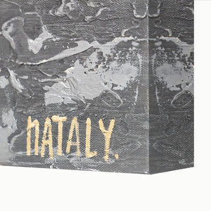 Astrakte Leinwandbild für Büro"Kraft der Elemente"