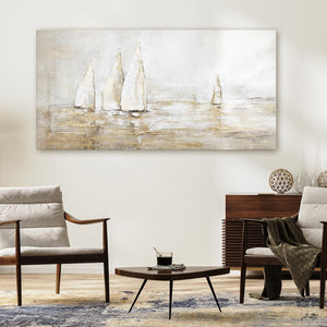 Handgemalte Struktur Bilder Moderne Kunst "Sonnenblendung"