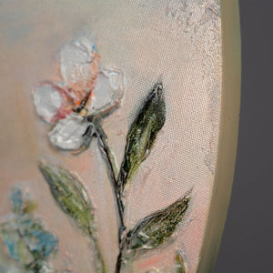 blumen gemälde modern, acryl auf leinwand, bild acrylfarbe