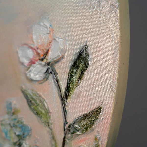 blumen gemälde modern, acryl auf leinwand, bild acrylfarbe