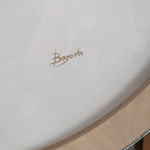 signiertes leinwandbild, rückseite acrylbild rund, kinderzimmer deko, wandbild tiere, handgemalt, mit holzrahmen