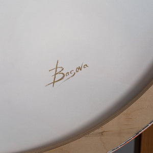 rückseite signiertes acrylbild rund, katzenbild kinderzimmer, leinwand holzrahmen handgemalt