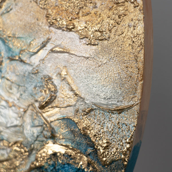 rahmen detail rund, strukturkante acrylbild