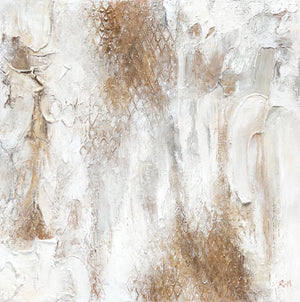 Moderne kunst bilder auf leinwand 100x100cm "Potenzial"