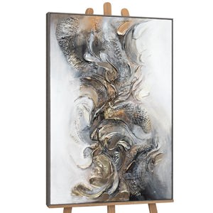 Acryl gemälde handgemalt mit Rahmen "Melodie“