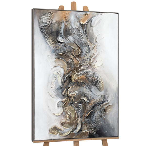 Acryl gemälde handgemalt mit Rahmen "Melodie“