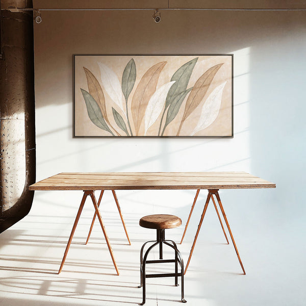 Abstraktes Leinwandbild Naturmotiv Handgemalt