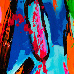 Acrylbild Pop Art Farbenreich