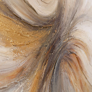 Acrylmalerei mit dynamischer Struktur und Licht