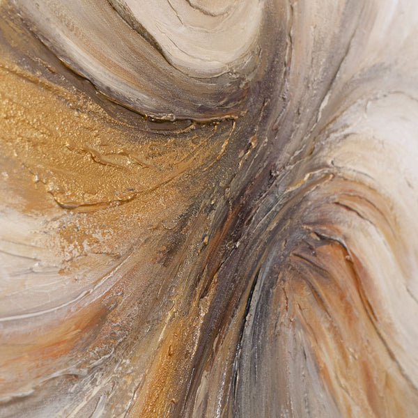 Acrylmalerei mit dynamischer Struktur und Licht