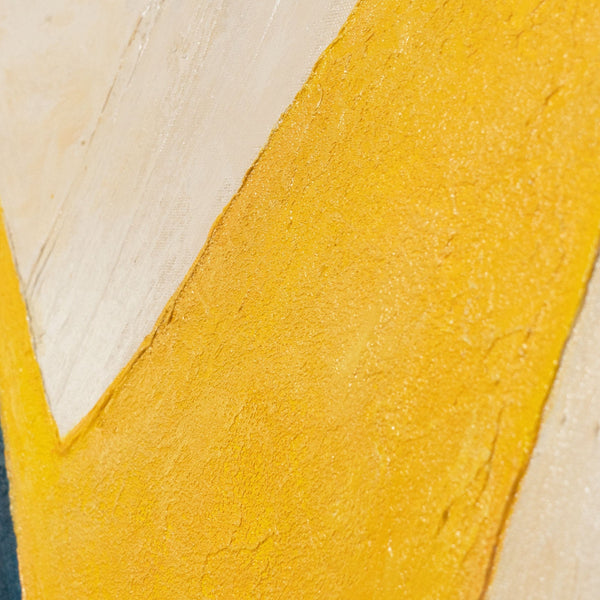 Acrylmalerei Struktur Gelb Reliefdetail