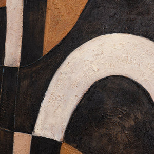 Acrylmalerei Struktur Geometrie Detail