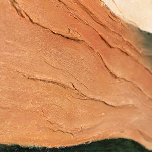 Acrylmalerei Struktur in warmen Erdtönen