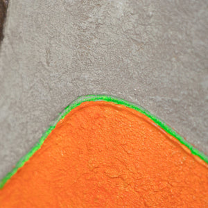 Acrylmalerei Struktur Relief modern grau