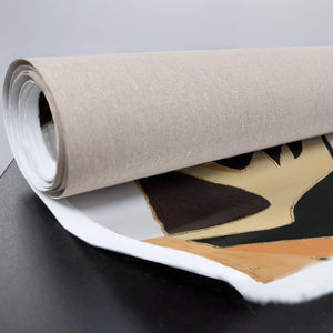 Strukturierte Leinwand handgemaltes Acrylbild abstrakte Blumenkunst