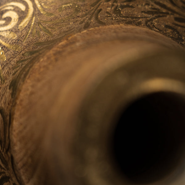 Dekorative Holzvase Handarbeit