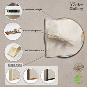 Handgemalte Acrylstruktur auf Leinwand