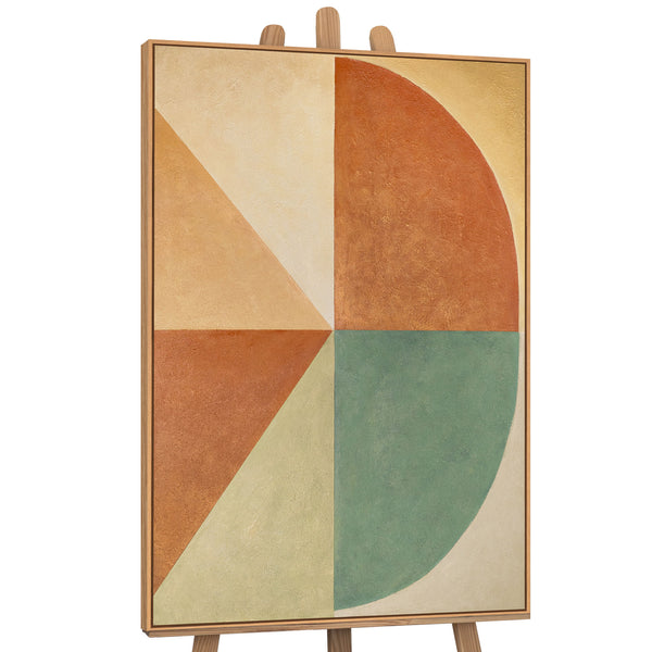 Handgemaltes Leinwandbild abstrakt geometrisch