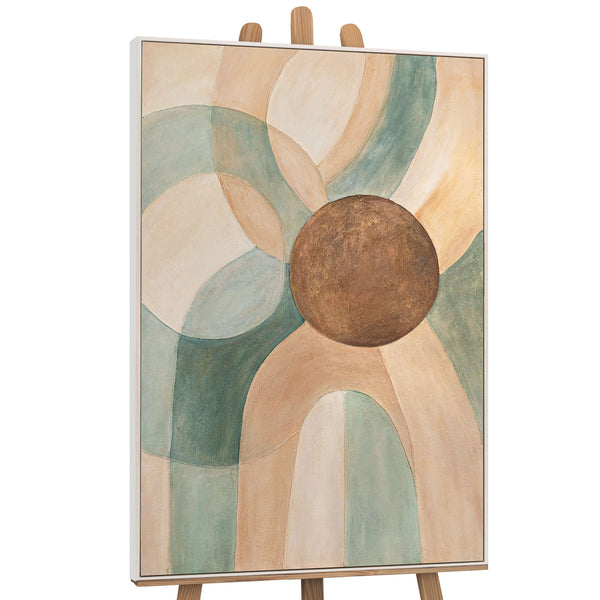 Handgemaltes Leinwandbild geometrische Form