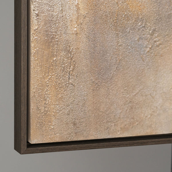 Kantenansicht strukturierte Leinwand modern