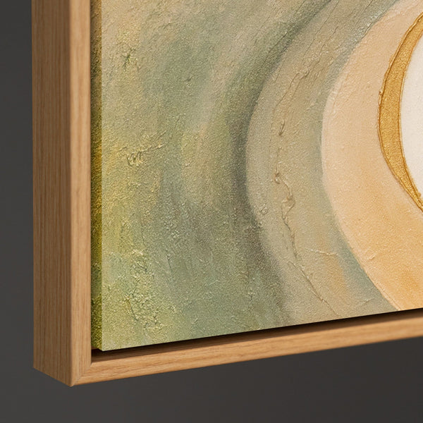 Kantenansicht Strukturmalerei moderne Kunst