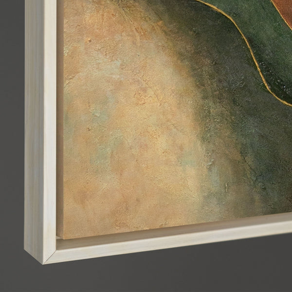 Kantenansicht Strukturmalerei mit Textur