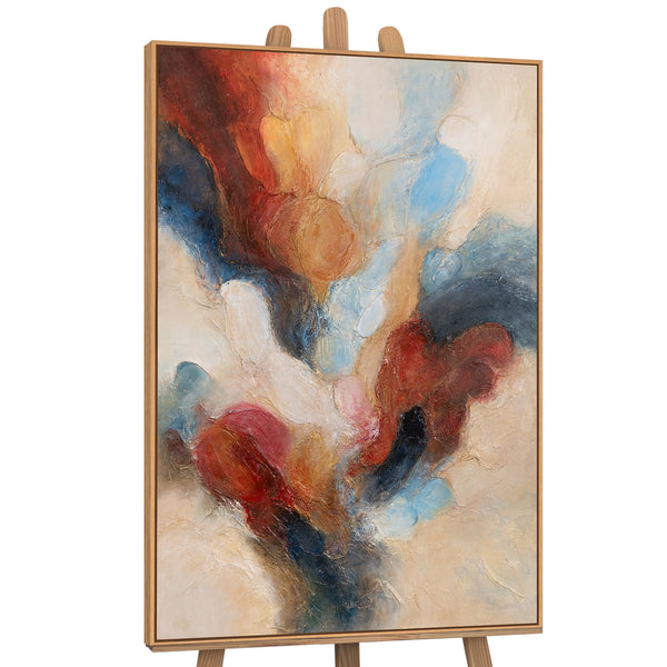 Handgemaltes Leinwandbild abstrakt farbenreich