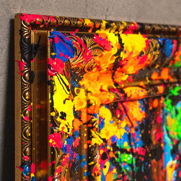 Leinwandbild Acryl Strukturdetail