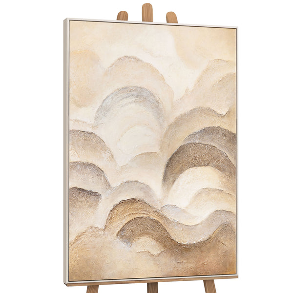 Leinwandbild mit geschichteter Struktur