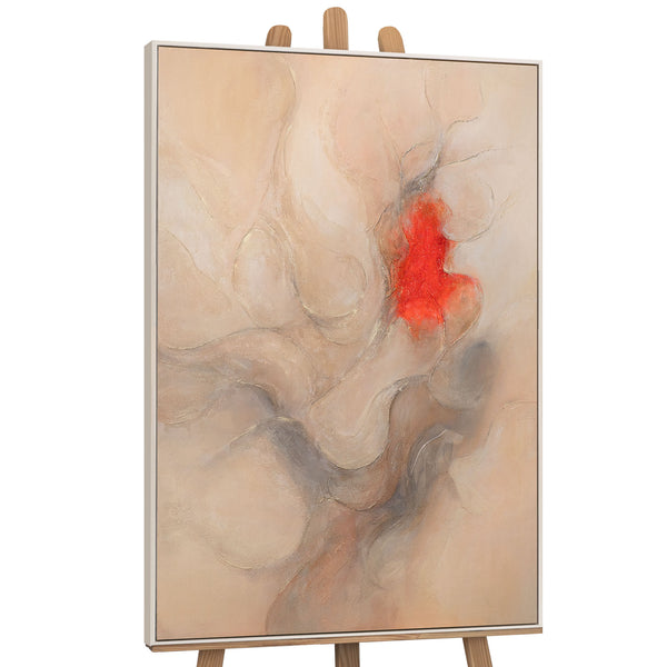 Leinwandbild modern in warmen Farbtönen