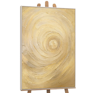 Leinwandbild modern mit Kreisstruktur