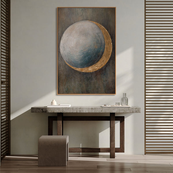 Moderne Wanddeko abstraktes Acrylbild