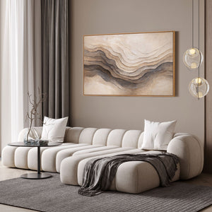 Moderne Wanddeko im Wohnzimmer Stil